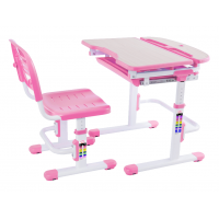 Парта и стул-трансформеры FunDesk Sorriso Pink