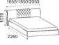 Кровать Лозанна с подъемным механизмом